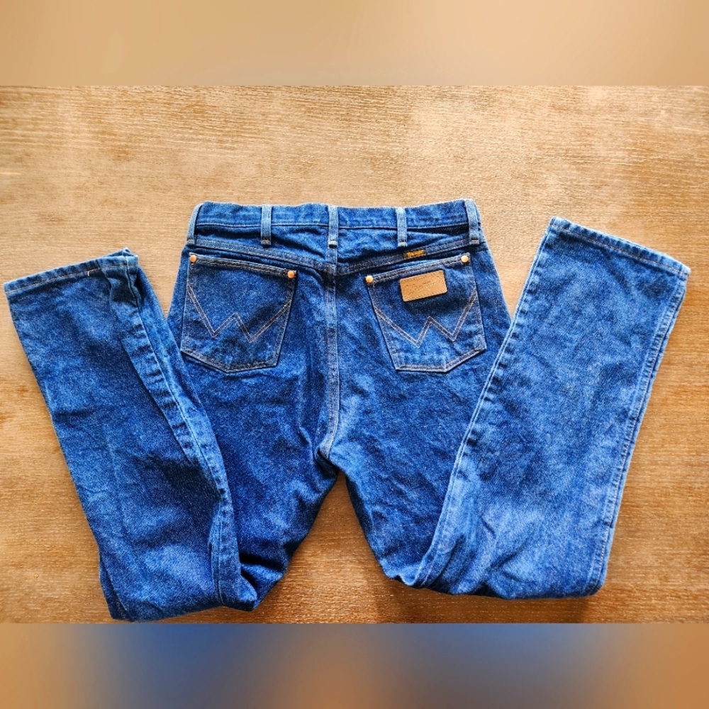 Wrangler Blue Denim Mens Jeans 34 waist x 32 length